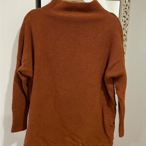Free People Ottoman Warm Cinnamon mock neck Sweater